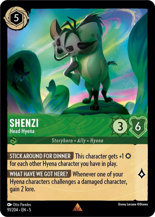 Disney Lorcana - Shenzi - Head Hyena (91/204) (Shimmering Skies)