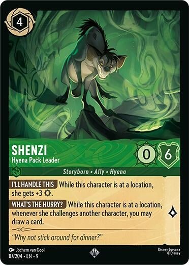 Disney Lorcana - Shenzi - Hyena Pack Leader (87/204) (Fabled)