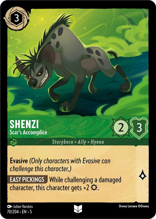 Disney Lorcana - Shenzi - Scar's Accomplice (70/204) (Shimmering Skies)