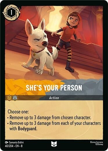 Disney Lorcana - She's Your Person (40/204) (Reign of Jafar)