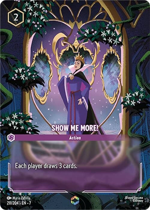 Disney Lorcana - Show Me More! (Enchanted) (211/204) (Archazia's Island)