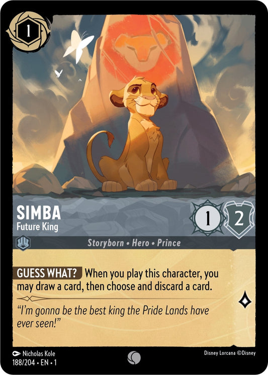 Disney Lorcana - Simba - Future King (188/204) (The First Chapter)