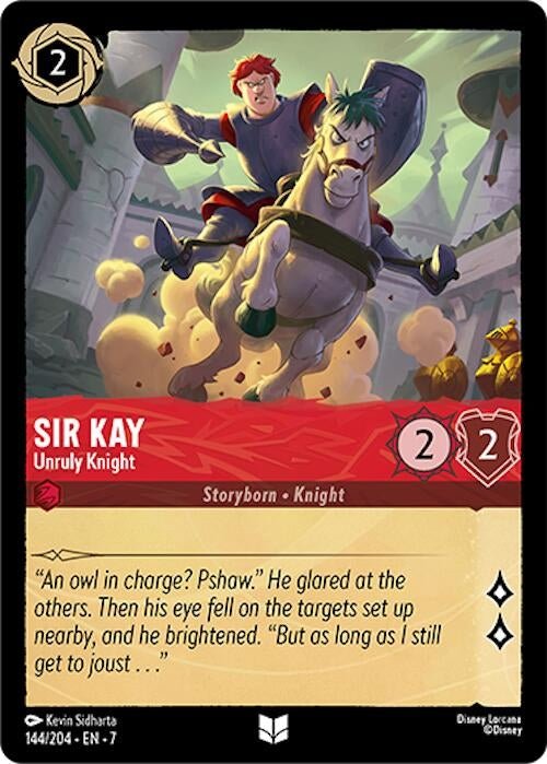 Disney Lorcana - Sir Kay - Unruly Knight (144/204) (Archazia's Island)