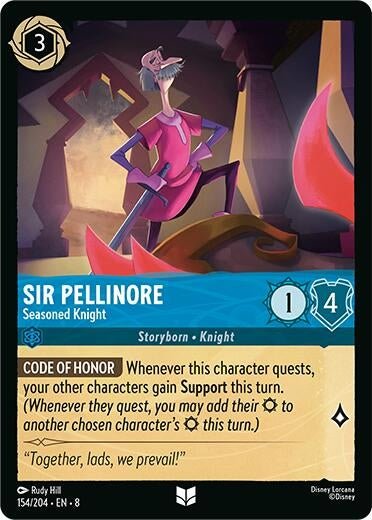 Disney Lorcana - Sir Pellinore - Seasoned Knight (154/204) (Reign of Jafar)