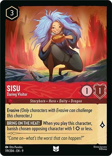 Disney Lorcana - Sisu - Daring Visitor (119/204) (Fabled)
