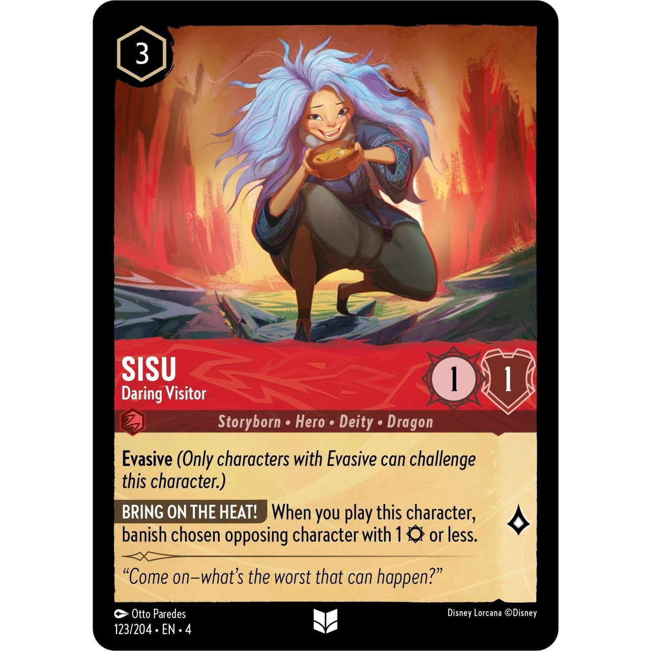 Ravensburger Sisu - Daring Visitor (123/204) (Ursula's Return) by LAB7 Malta, Europe