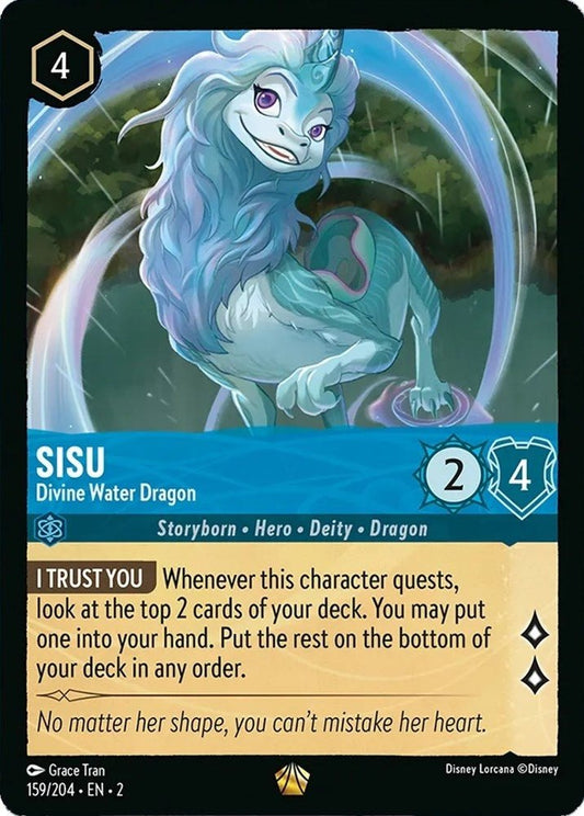 Disney Lorcana - Sisu - Divine Water Dragon (159/204) (Rise of the Floodborn)
