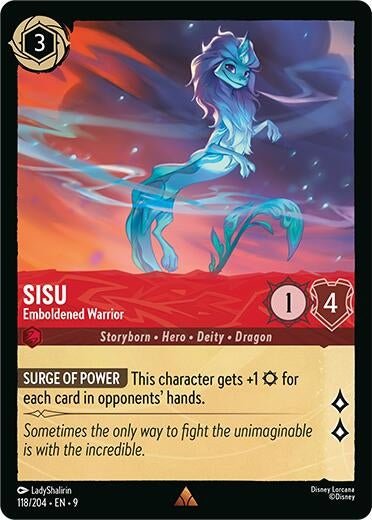 Disney Lorcana - Sisu - Emboldened Warrior (118/204) (Fabled)