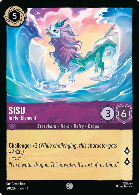 Disney Lorcana - Sisu - In Her Element (39/204) (Azurite Sea)