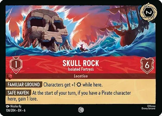 Disney Lorcana - Skull Rock - Isolated Fortress (136/204) (Azurite Sea)