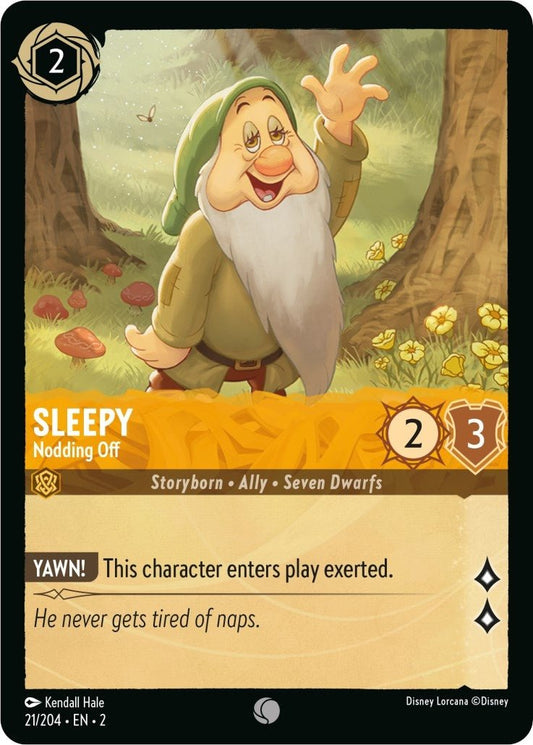 Disney Lorcana - Sleepy - Nodding Off (21/204) (Rise of the Floodborn)