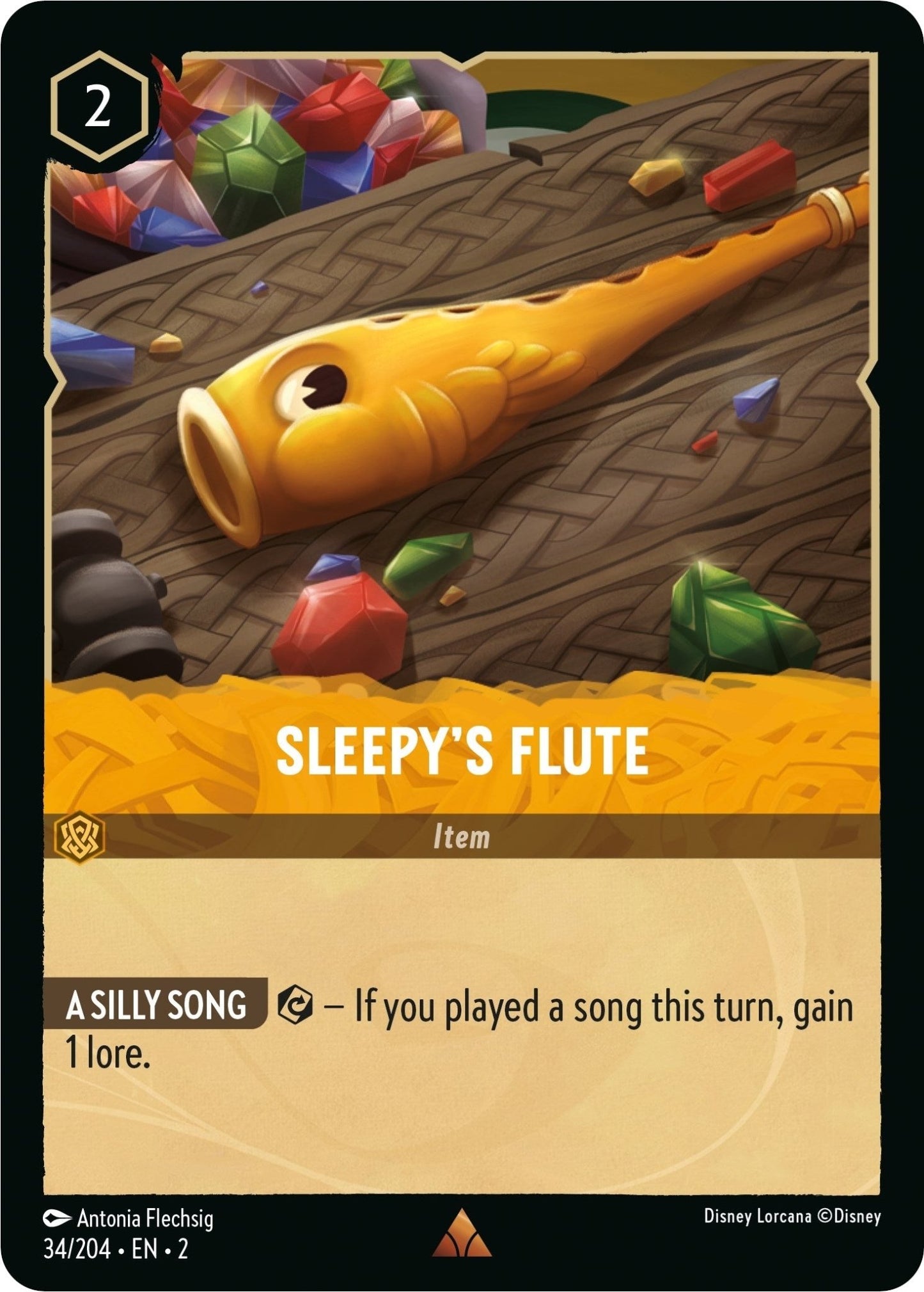 Disney Lorcana - Sleepy's Flute (34/204) (Rise of the Floodborn)