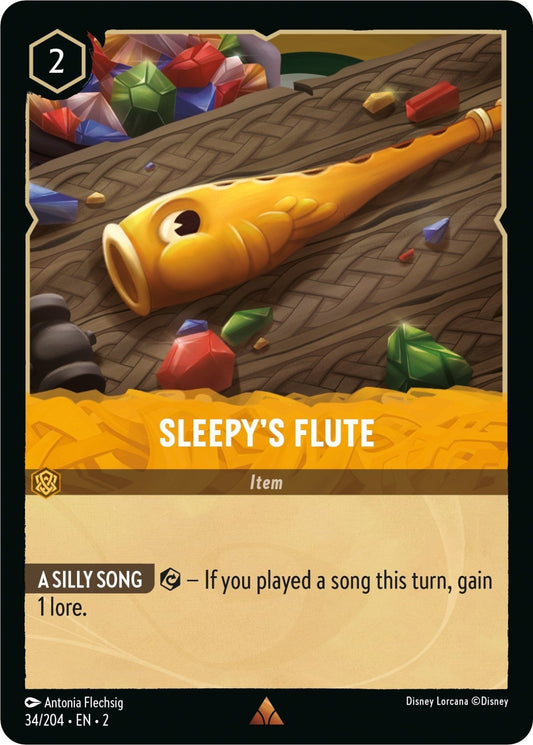 Disney Lorcana - Sleepy's Flute (34/204) (Rise of the Floodborn)