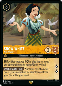 Snow White - Well Wisher (25/204) (Rise of the Floodborn) by LAB7 Malta, Europe