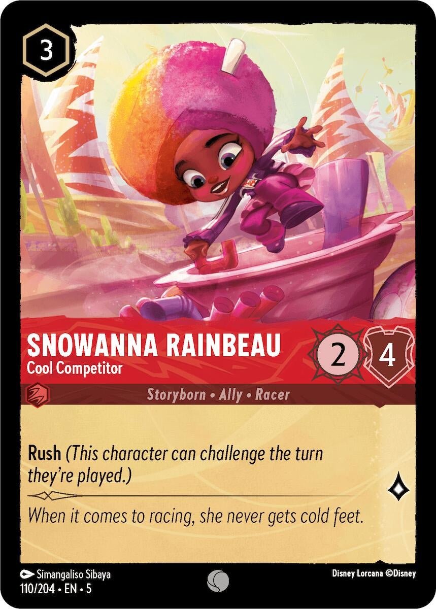 Disney Lorcana - Snowanna Rainbeau - Cool Competitor (110/204) (Shimmering Skies)