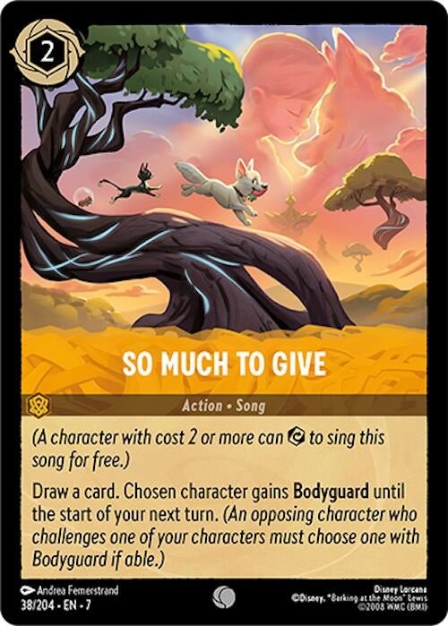 Disney Lorcana - So Much to Give (38/204) (Archazia's Island)