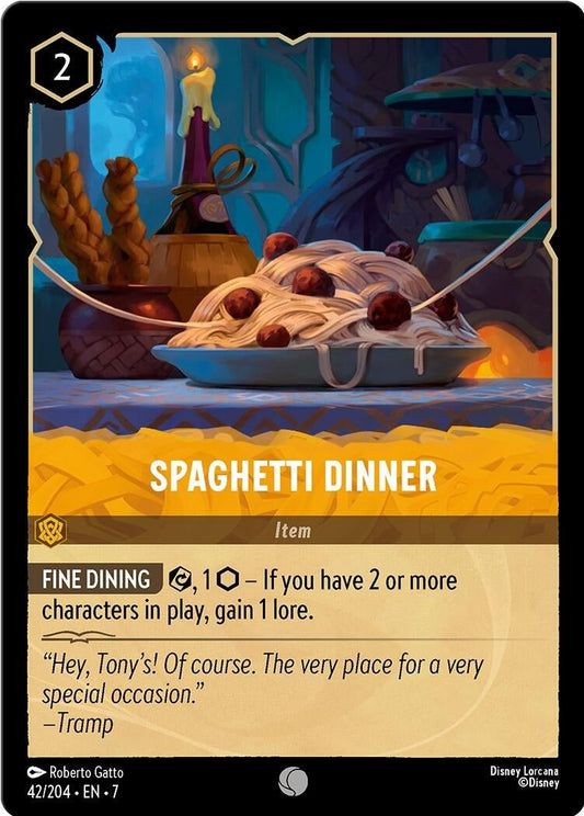 Disney Lorcana - Spaghetti Dinner (42/204) (Archazia's Island)