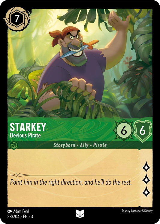 Disney Lorcana - Starkey - Devious Pirate (88/204) (Into the Inklands)