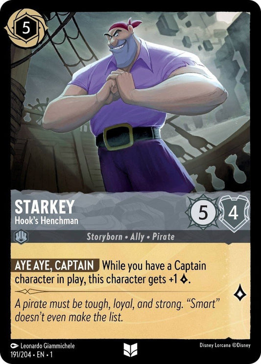 Disney Lorcana - Starkey - Hook's Henchman (191/204) (The First Chapter)