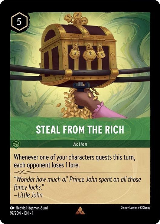 Disney Lorcana - Steal From The Rich (97/204) (The First Chapter)