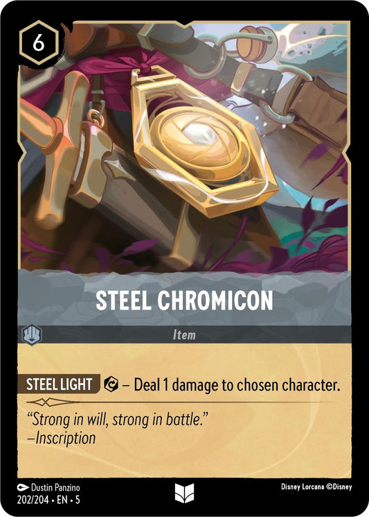 Disney Lorcana - Steel Chromicon (202/204) (Shimmering Skies)