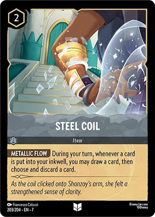 Disney Lorcana - Steel Coil (203/204) (Archazia's Island)