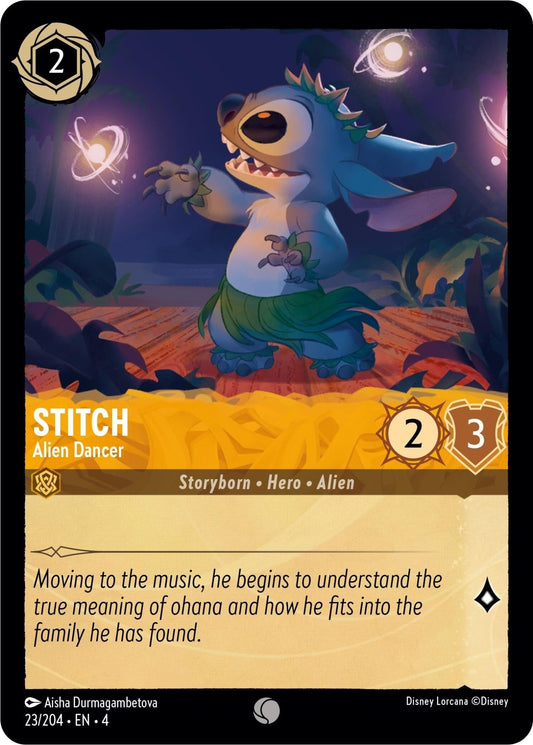 Disney Lorcana - Stitch - Alien Dancer (23/204) (Ursula's Return)