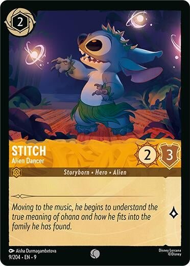 Disney Lorcana - Stitch - Alien Dancer (9/204) (Fabled)