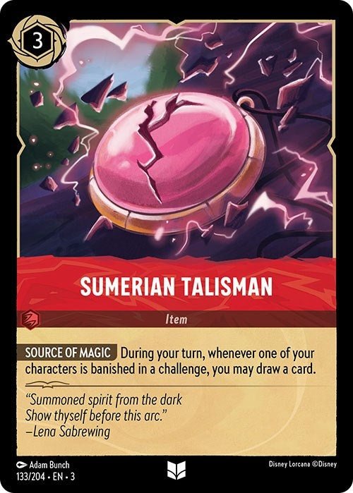 Disney Lorcana - Sumerian Talisman (133/204) (Into the Inklands)