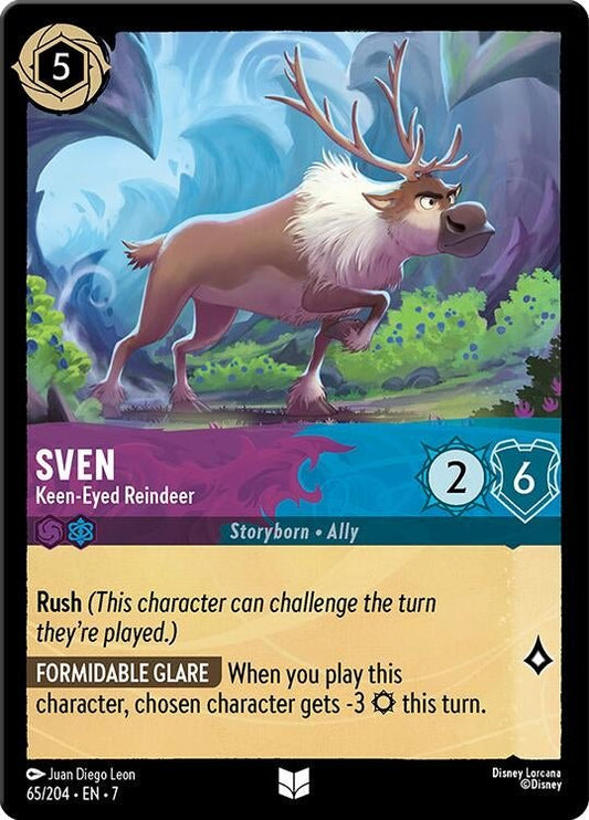 Disney Lorcana - Sven - Keen - Eyed Reindeer (65/204) (Archazia's Island)