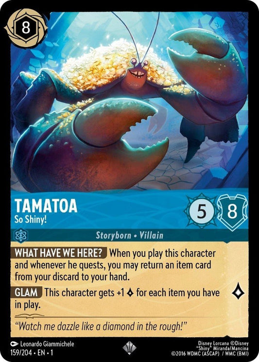 Disney Lorcana - Tamatoa - So Shiny! (159/204) (The First Chapter)