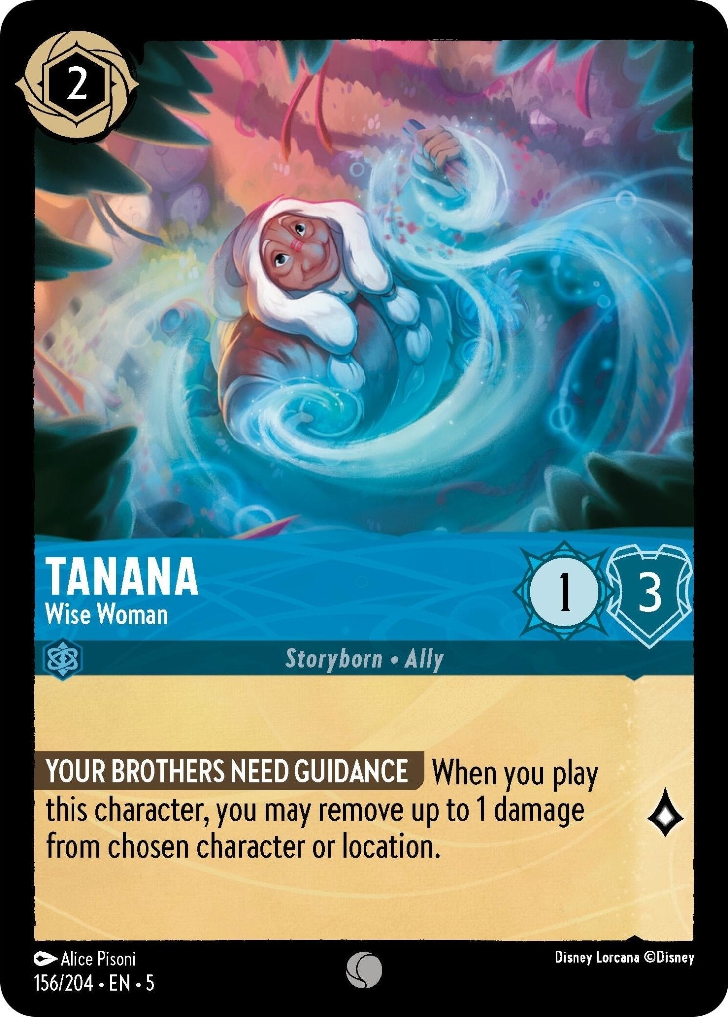 Disney Lorcana - Tanana - Wise Woman (156/204) (Shimmering Skies)