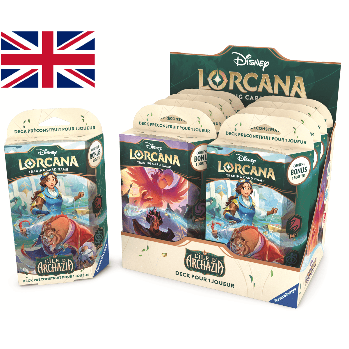 Disney Lorcana TCG Archazia's Island Starter Deck Display in Malta | LAB7