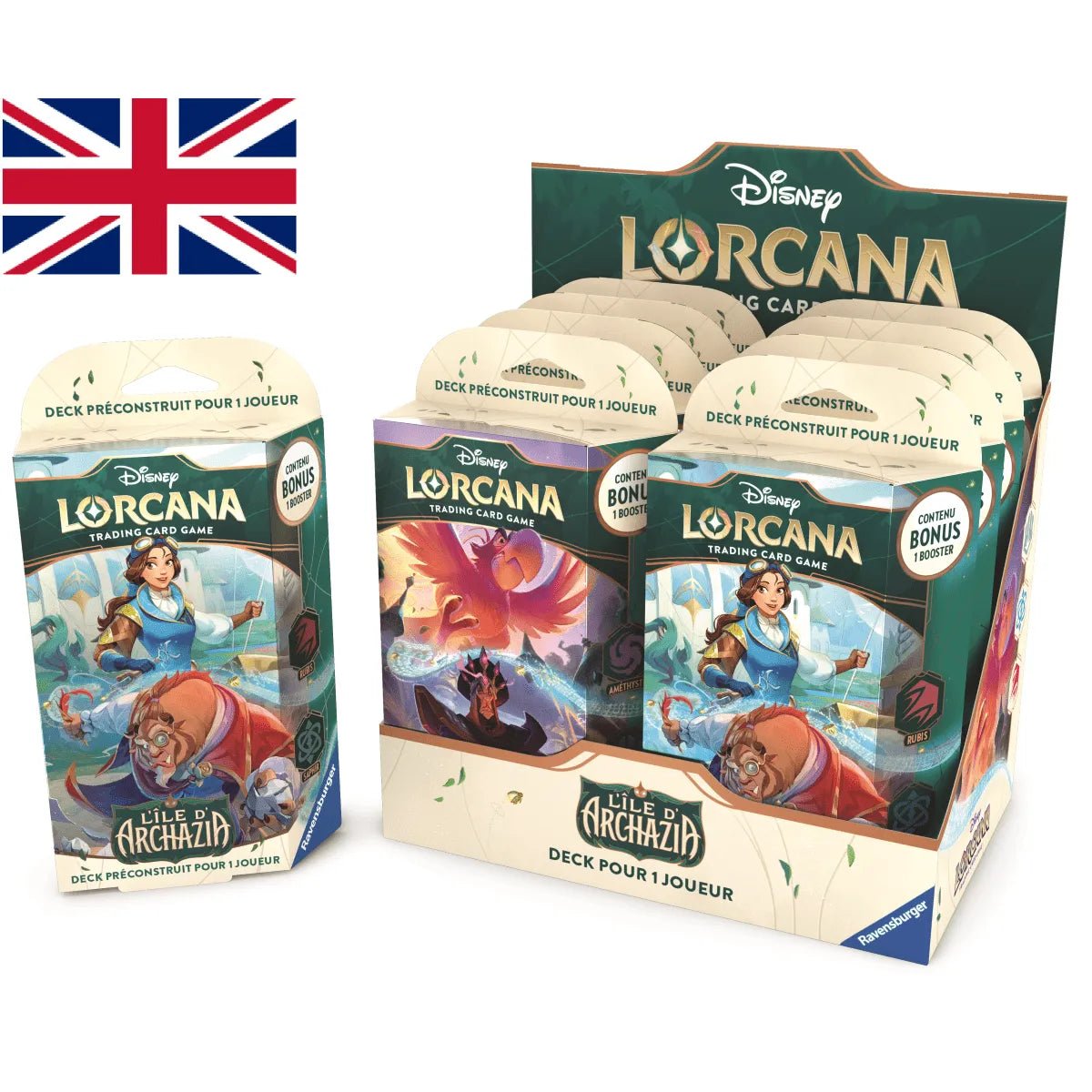 Disney Lorcana TCG Archazia's Island Starter Deck Display in Malta | LAB7