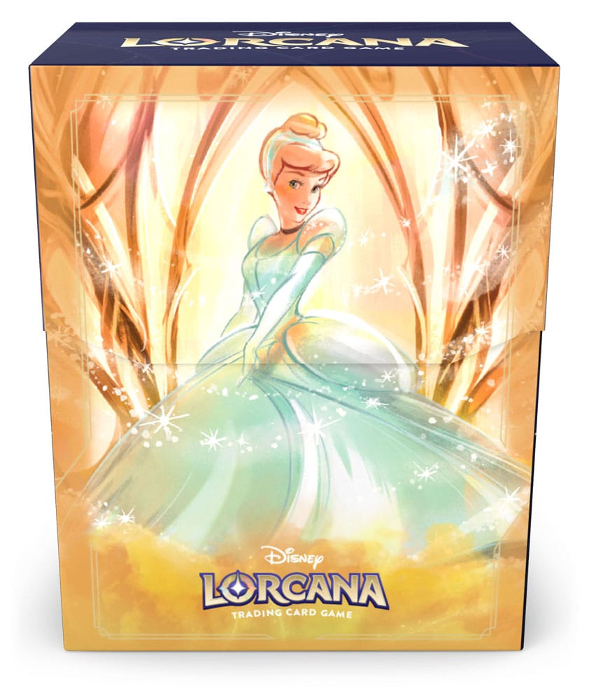 Disney Lorcana TCG Deck Box Cinderella – Elegant Storage for Your Cards by LAB7 Malta, Europe