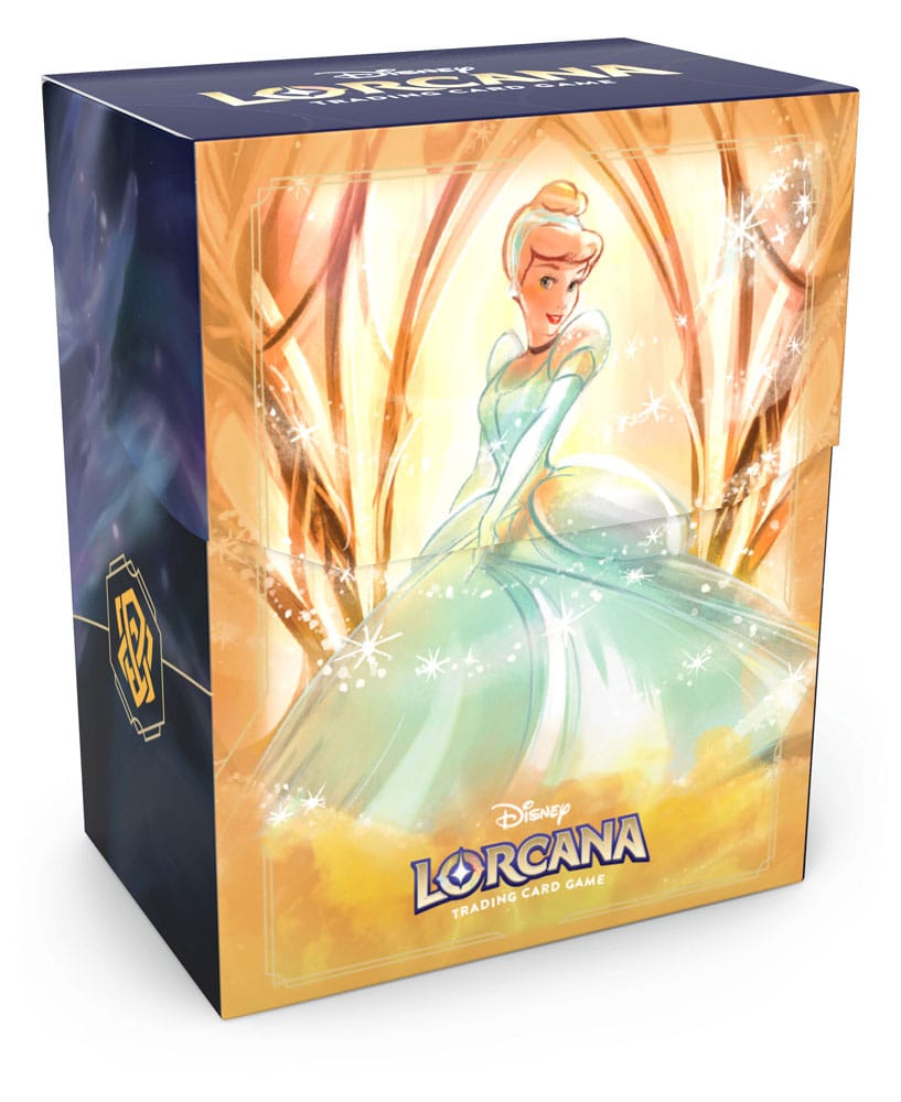 Disney Lorcana TCG Deck Box Cinderella – Elegant Storage for Your Cards by LAB7 Malta, Europe