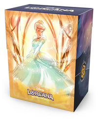 Disney Lorcana TCG Deck Box Cinderella – Elegant Storage for Your Cards by LAB7 Malta, Europe