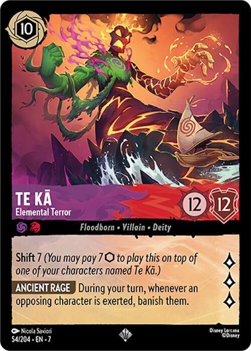 Disney Lorcana - Te Ka - Elemental Terror (54/204) (Archazia's Island)
