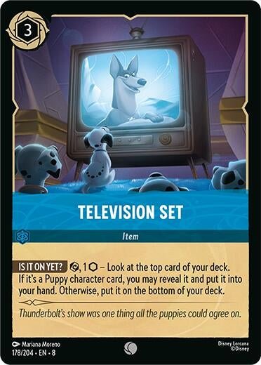 Disney Lorcana - Television Set (178/204) (Reign of Jafar)