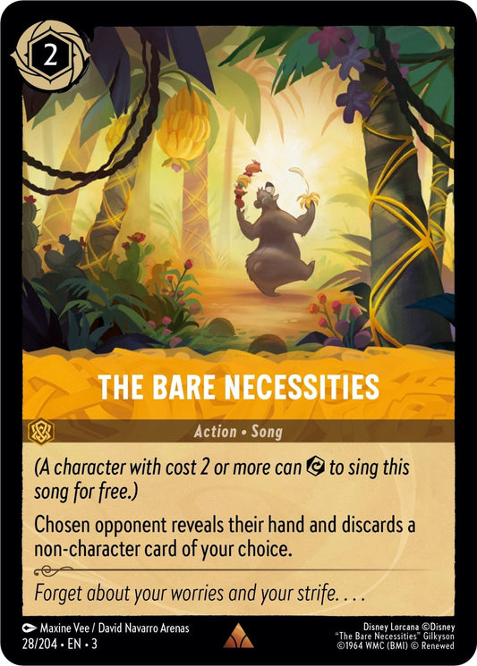 Disney Lorcana - The Bare Necessities (28/204) (Into the Inklands)