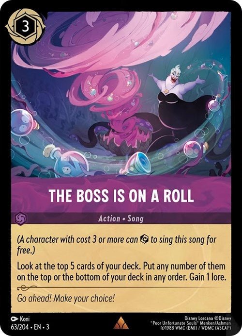 Disney Lorcana - The Boss is on a Roll (63/204) (Into the Inklands)