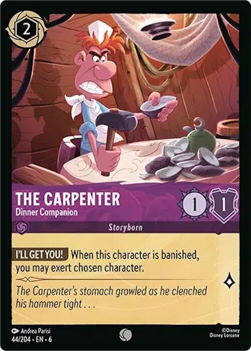 Disney Lorcana - The Carpenter - Dinner Companion (44/204) (Azurite Sea)