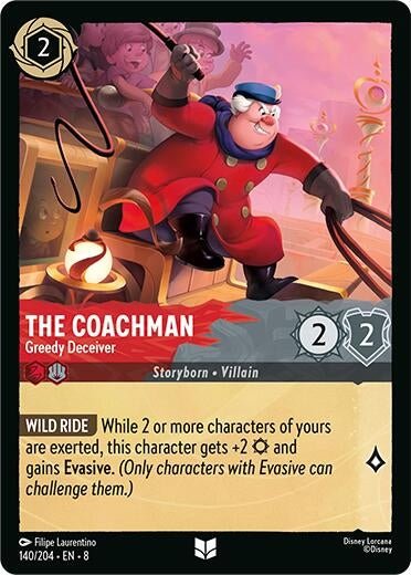 Disney Lorcana - The Coachman - Greedy Deceiver (140/204) (Reign of Jafar)