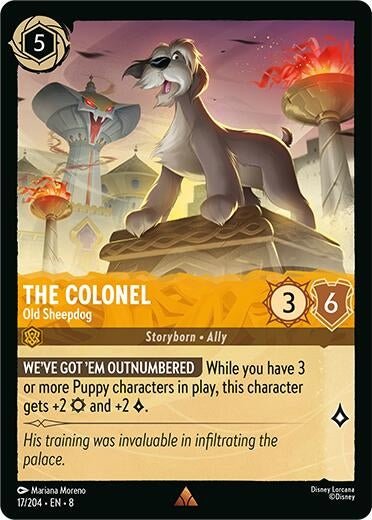 Disney Lorcana - The Colonel - Old Sheepdog (17/204) (Reign of Jafar)