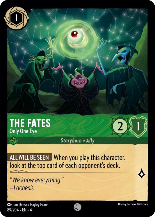 Disney Lorcana - The Fates - Only One Eye (89/204) (Ursula's Return)