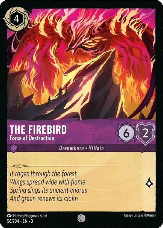 Disney Lorcana - The Firebird - Force of Destruction (56/204) (Into the Inklands)