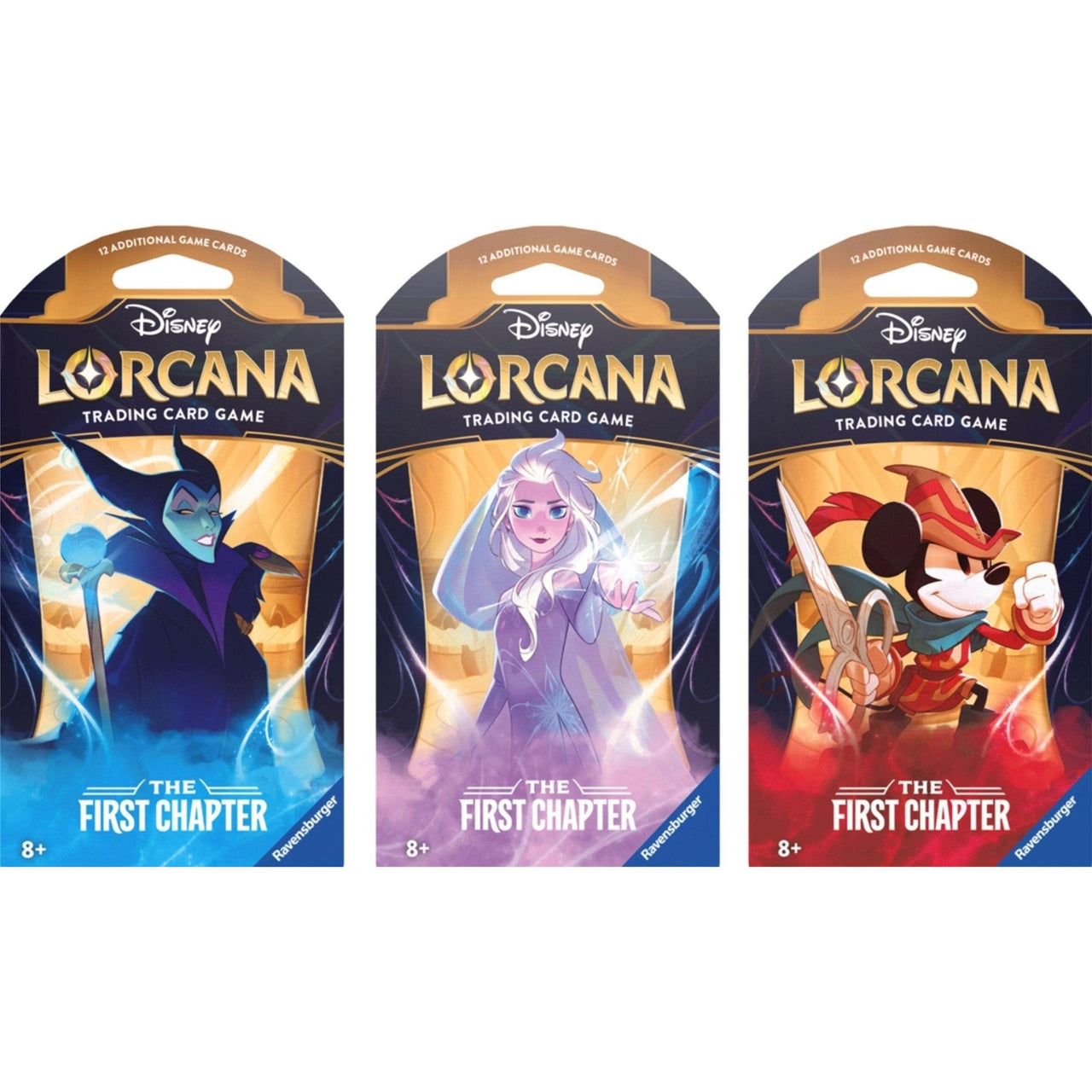 Disney Lorcana: The First Chapter Sleeved Booster Pack Art Bundle [Set of 3] in Malta | LAB7