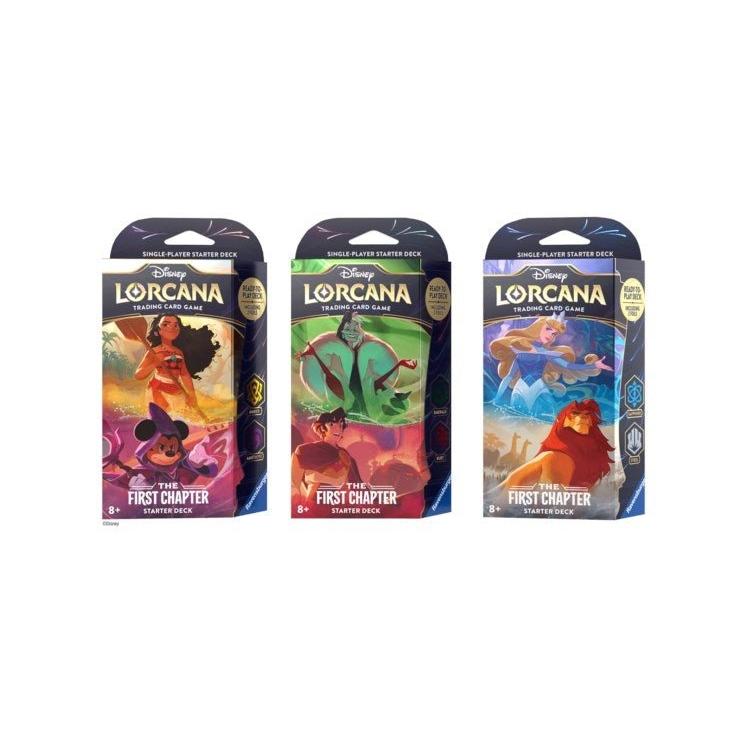 Disney Lorcana: The First Chapter Starter Deck [Set of 3] in Malta | LAB7