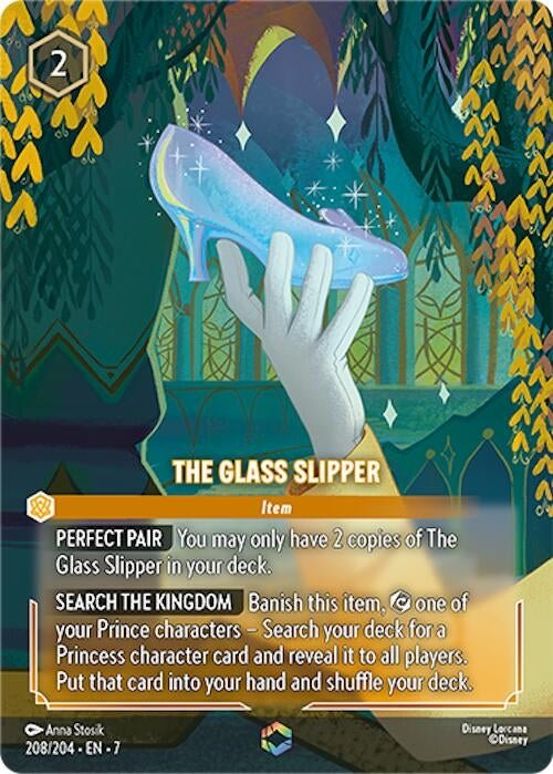 Disney Lorcana - The Glass Slipper (Enchanted) (208/204) (Archazia's Island)