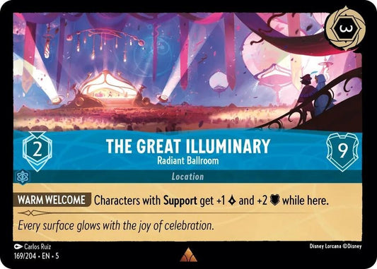Disney Lorcana - The Great Illuminary - Radiant Ballroom (169/204) (Shimmering Skies)
